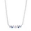 Kiss DI-SN1418CZ Disney Collection Stitch Silver Womens Necklace 40cm