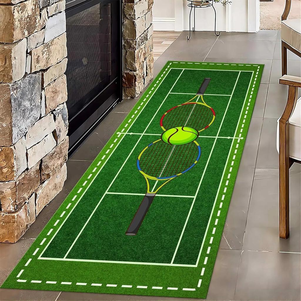 Kids Game Carpet Mat Rug Bowling Alley City Road Railway Track Design Home Decoration for Playroom Children Room Bedroom Decor