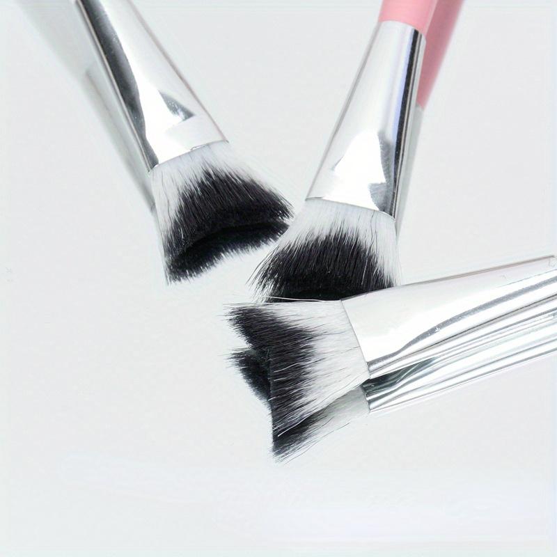 Pincel de Sombra para Nariz Pincéis de Maquilhagem de Contorno Angulados Silhueta Olho Nariz Sombra Cosmética Pincel Corretor Ferramentas de Maquilhagem