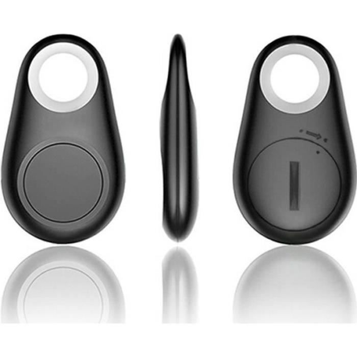

ZII00178-Porte-clés connecté anti-perte universel Noir