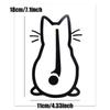 Car Windshield Wiper Sticker Cute Small Cat Back Shadow Pattern Decoration Decal Car Truck Body Styling Modification Vinyl Decal
