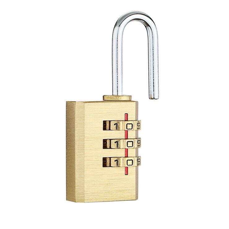 Pure Copper Mini Lock Combinación de 3 dígitos Contraseña Bloqueo de  equipaje de viaje Código de equipaje Candado Bloqueos de maleta comprar a  buen precio — entrega gratuita, reseñas reales con fotos — Joom