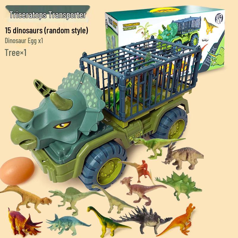 Dinosaurier Bagger Spielzeug: Tyrannosaurus Rex Transportfahrzeug für Kinder