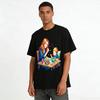 Warm Parent-Child Meal Time Printed Family Matching Tops Pure cotton T-shirt