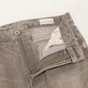 Upper Hights 13G279 THE LADY Gray Cotton Zip Fly Tapered Denim Pants Bottoms 24 grayUsed