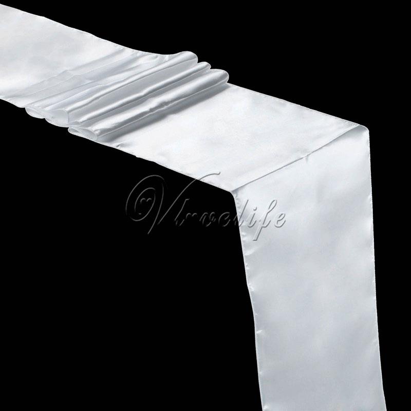 Satin Table Runner For Wedding Party Event Banquet Table Runner Luxury Dinner Tablecloth Home Wedding Table Decoration
