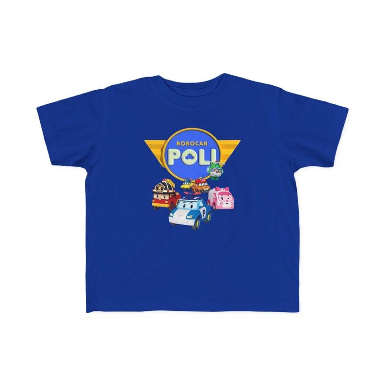 Robocar Poli Toddler Children s T-Shirt, Colorful Cartoon Tee, Birthday Gift 160