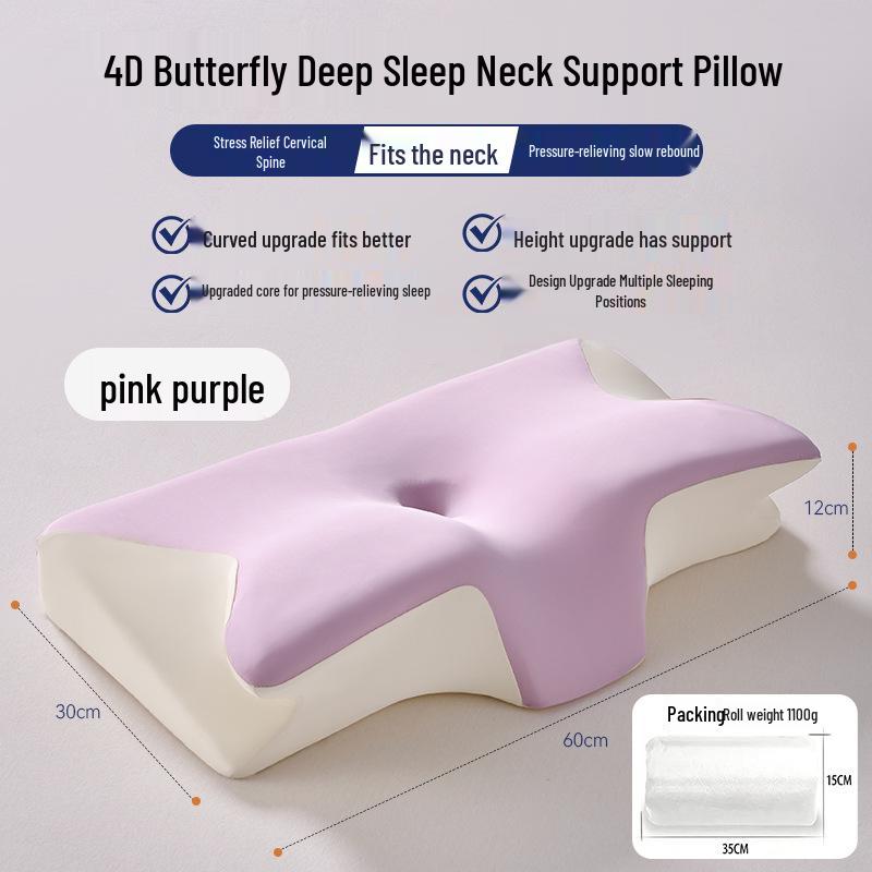 Cervical Support Butterfly Memory Foam Pillow