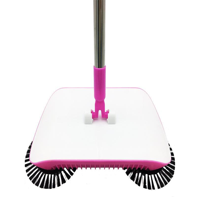 Rotating Hand Push Sweeper and Dustpan Set