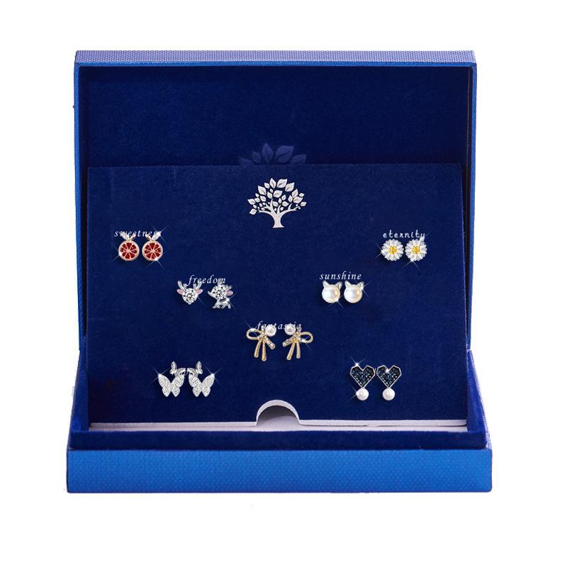 

Sterling Silver Pearl Stud Earrings Set for Girls - Versatile and Elegant for Christmas or Birthday Gifts 925 Sterling Silver