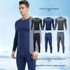 Conjunto de Capa Base Cálida de Secado Rápido para Hombre para Otoño/Invierno - Ideal para Montañismo, Senderismo y Running