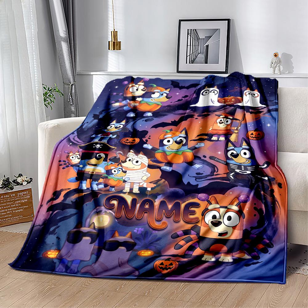 Christmas Pals Celebration Personalized Name Blanket Throw Personalized Blanket Durable Comfort Versatile for Bed Office Chair Bedding Couch