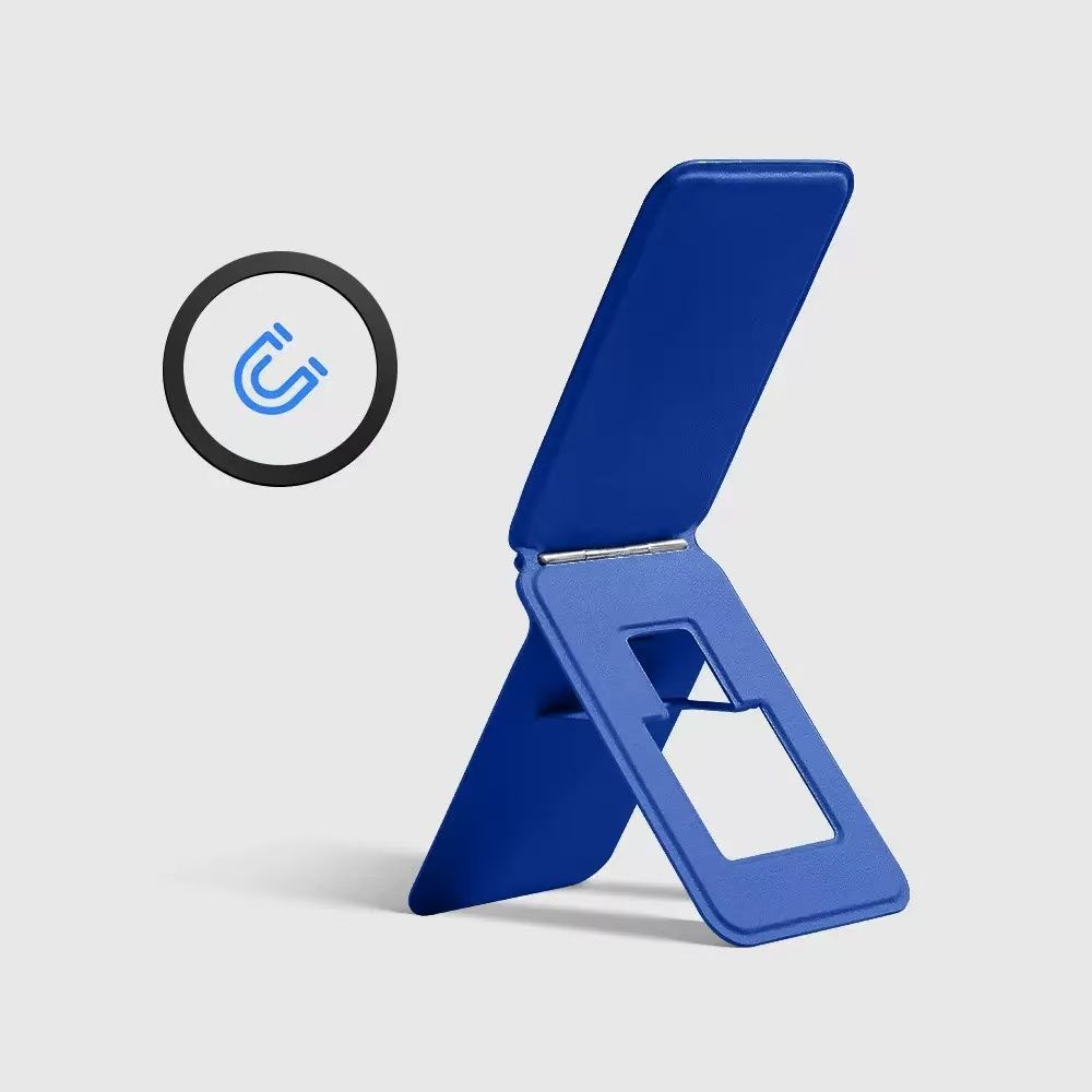 

Magsafe Складной Картхолдер Магнитный Держатель для Мобильного Телефона Apple 17 Кожаный Многофункциональный Складной Стикер на Спинку Зажим для Карт