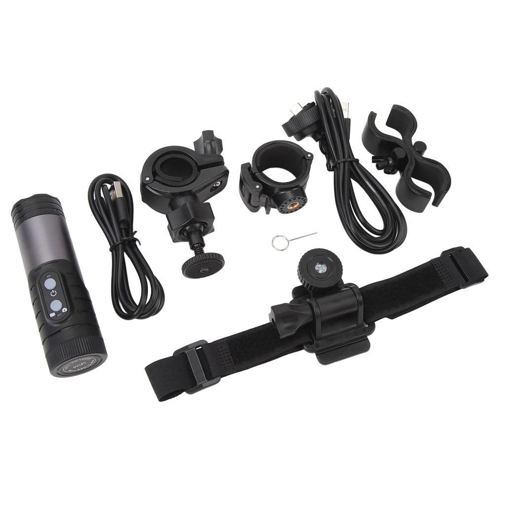Sports DV Camera 12MP WiFi IP66 Waterproof 1600mAh Type C 120 Wide Degree Outdoor Sports Helmet Camera for Motorcycle Bike