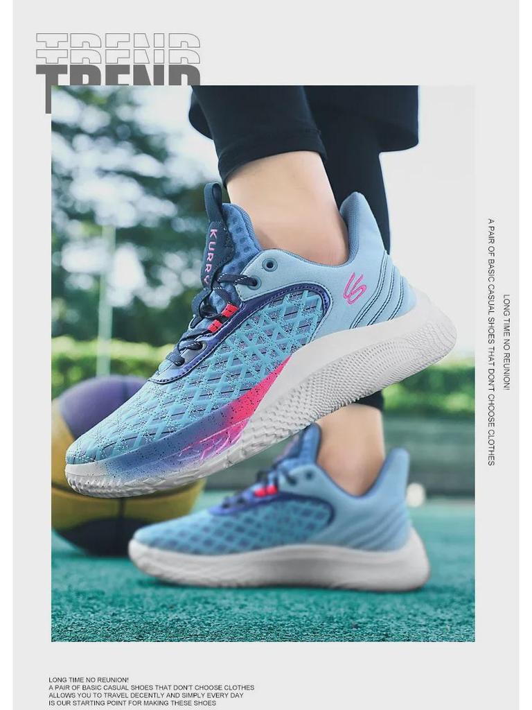 Men's Large Size Non-Slip Breathable Basketball Shoes for Youth & Children - Ideal for Training & Sports