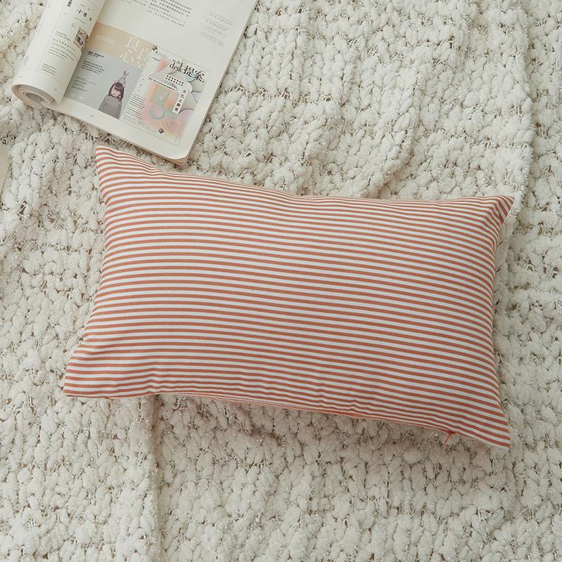 Neue Halloween Polyester-Baumwolle Kariert Gestreift Einfarbig Kissenbezug Kissenhülle Enthält Keine Füllung