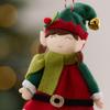 Boy Girl Christmas Elf Doll Cute Elf Plush Doll Christmas Tree Pendant  Christmas Party