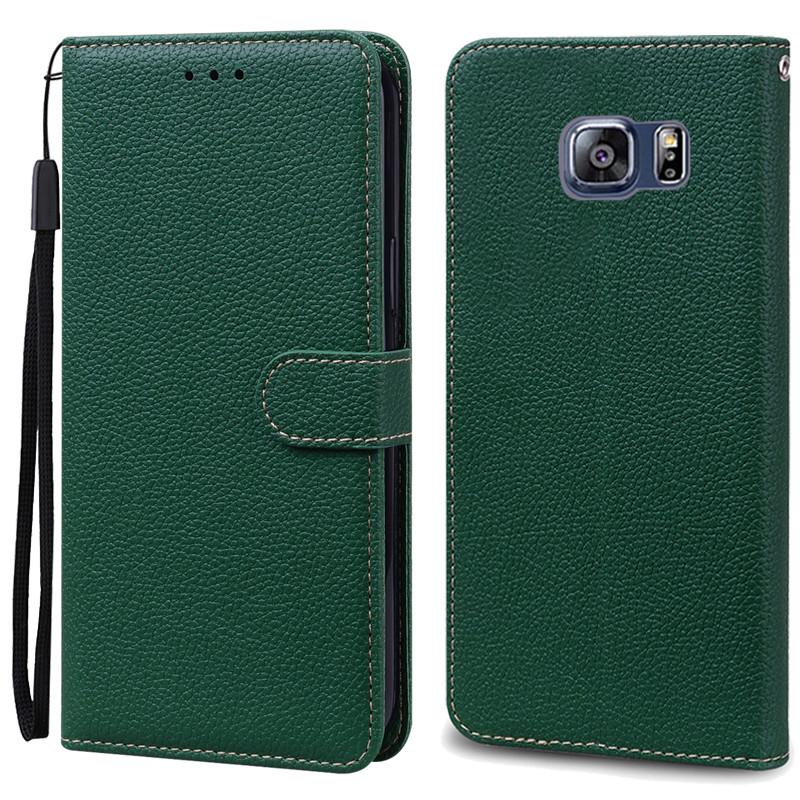 S6 Edge Case For Samsung Galaxy S6 Edge Case G925 Leather Flip Wallet Case For Samsung S6 S 6 edge Case G920 Wallet Cover Fundas