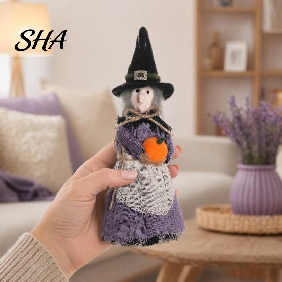 Halloween Party Decor Decoration, Realistic Ghost Festival Broom Reusable Witch Ornament, Festive Atmosphere Tabletop Decoration Spooky Decorations