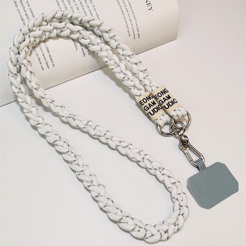 Trendy Korean Crossbody Lanyard - Long Braided Strap Outdoor/Mountaineering, Strong Secure Shoulder/Neck Anti-Theft/Anti-Snatch