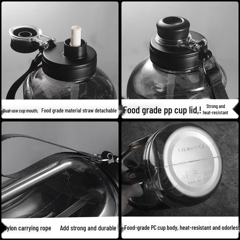 Shangqi Large Capacity PC Sports Water Bottle