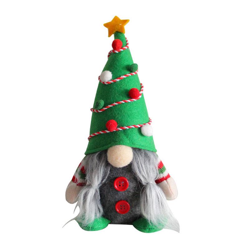 

Tree Christmas Gnomes Rudolph Faceless Doll Toy Desktop Decoration Festive Props Braid