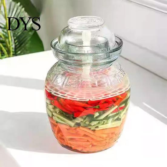 Kimchi Making Pressure Machine Cucumber Pot Press Plastic Holder for Jar Pickle Tool Compact Packing Adjustable Size Kitchen Gadget Helper
