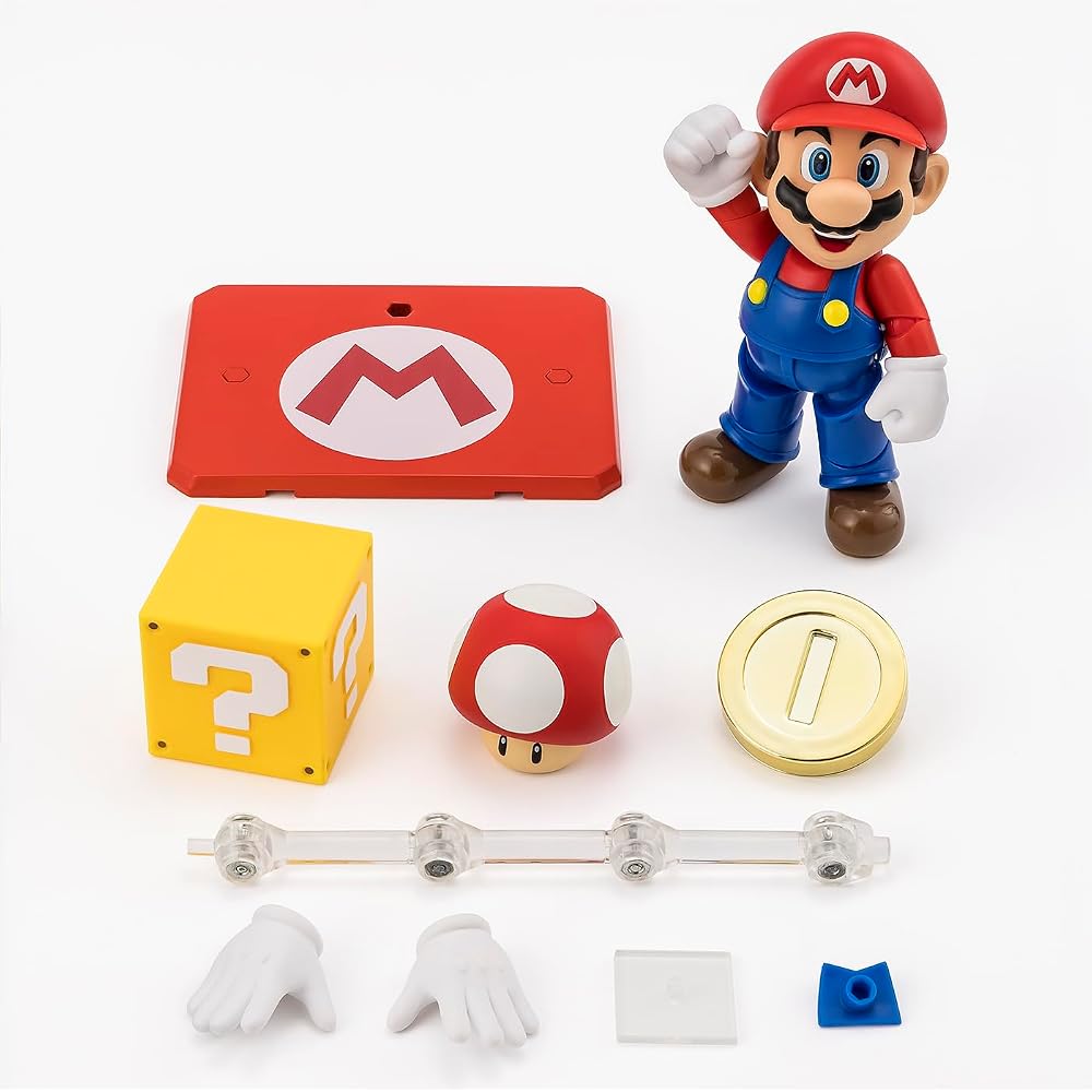 TAMASHII NATIONS S.H. Figuarts Super Mario (SUPER MARIO) Approx. 100mm ABS & PVC Painted Action F...