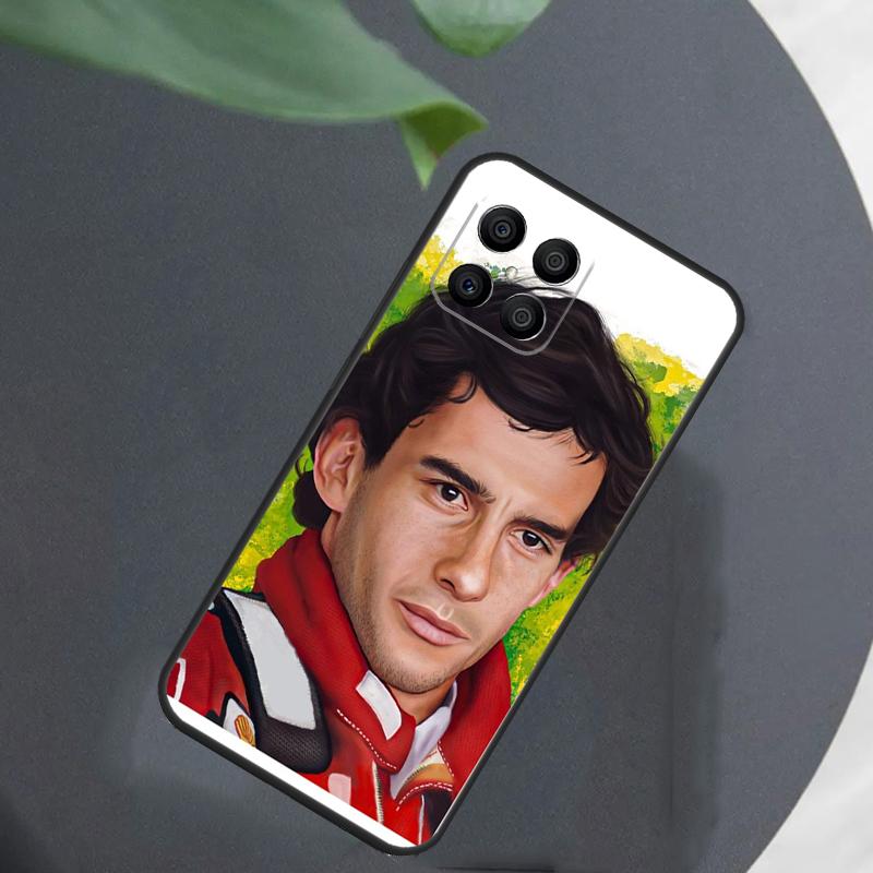 Racing Ayrton Senna Case For Honor Magic 7 Lite 5 6 8 Cover For Honor 200 400 Pro 90 70 50 X8a X8b X9a X9b X9c
