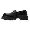 Zara Pu Versatile Slip-On Loafers Men Shoes Black 2660620800