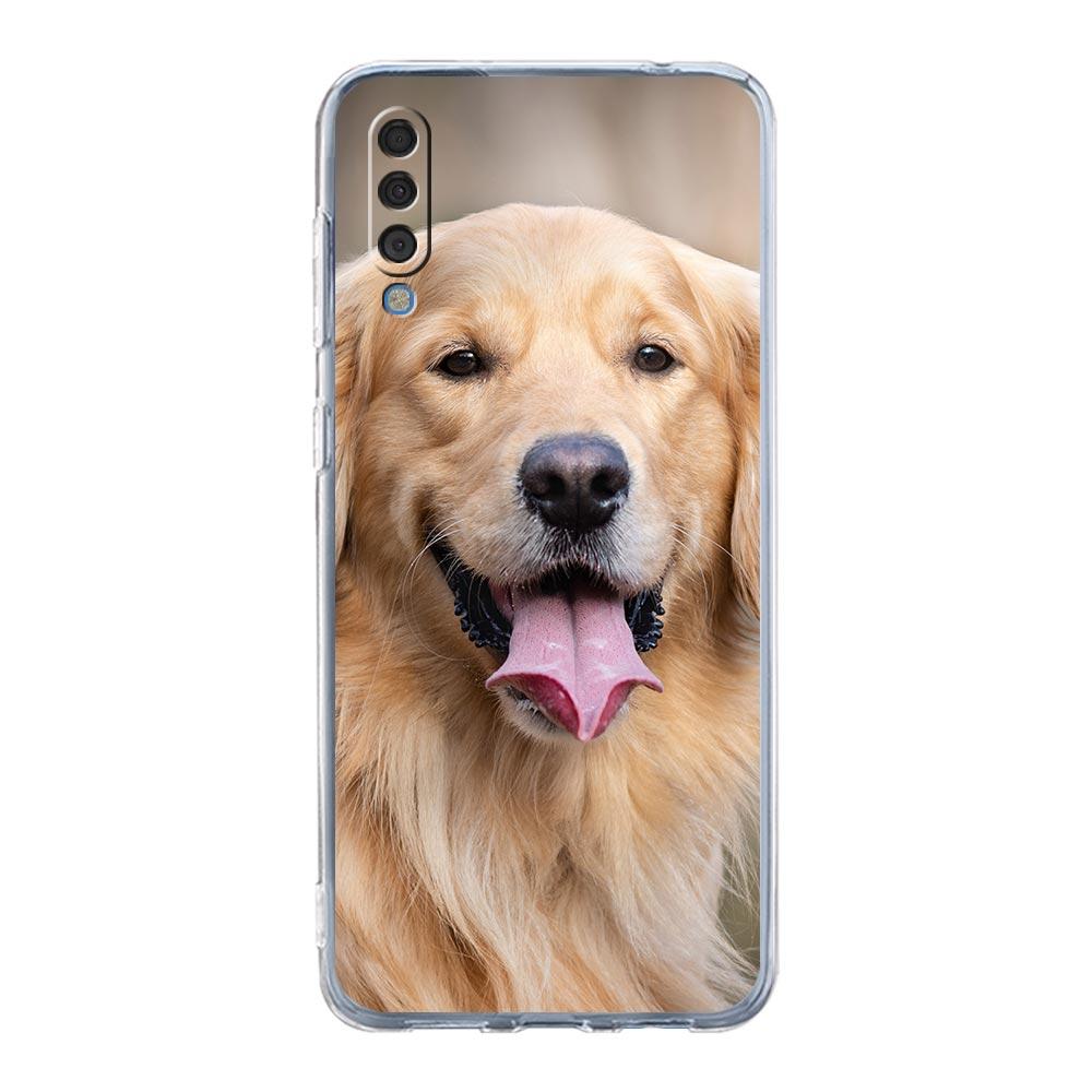 Golden Retriever Friend Phone Case For Samsung A52 A50 A70 A30 A40 A20E A10 A10S A20S A02S A04s A12 A22 A32 A72 5G Clear Cover