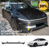 Glossy Black Front Lip Spoiler & Front Bumper Lip Kit for Tesla Model Y Juniper 2025+ - AD Sport Body Kits Styling Accessories