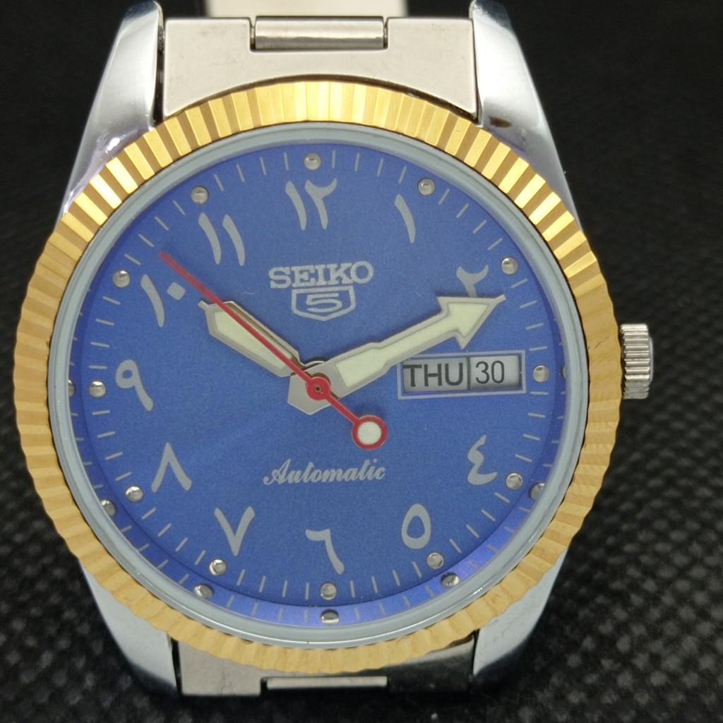 REFURBISHED SEIKO 5 PRESIDENT AUTOMATIC MENS JAPAN WATCH BACK 575b-a305129-2