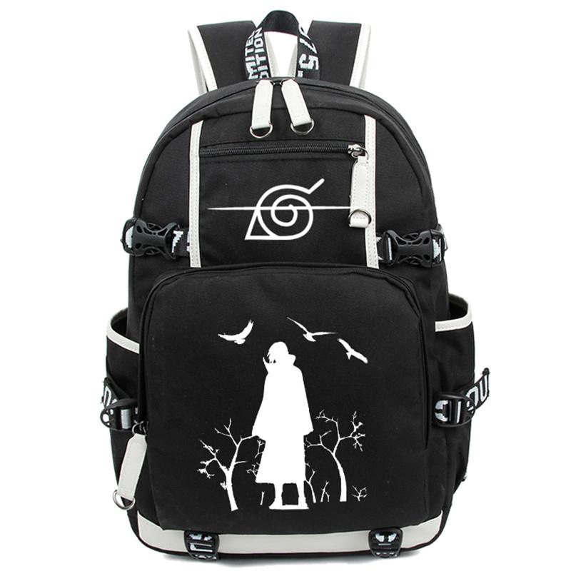 Anime Naruto Backpack for Teen Boys Girls Back To School Backpack Student Schoolbag Men Women Leisure Usb Travel Bags Rucksack