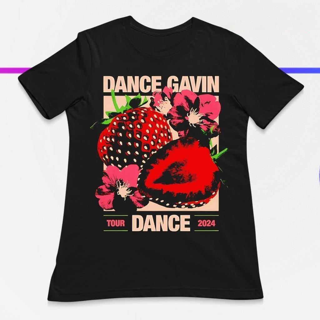 New Dance Gavin Dance Strawberry Blossom Tour 2024 T-shirt S to 5XL NZ012