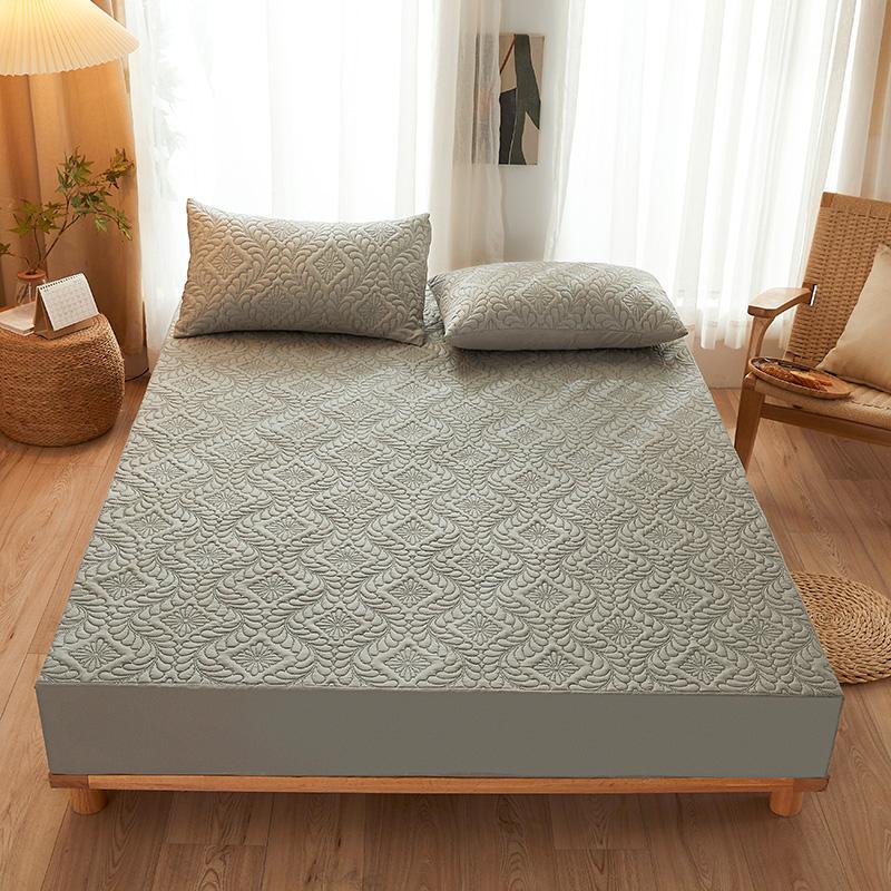 Home Mattress Cover Waterproof Thickened Quilted Waterproof Bed Cover Breathable Mattress Protector Fitted Bed Sheet 140/160x200