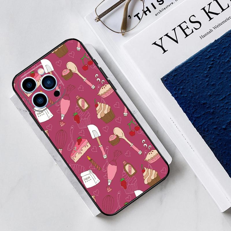 Baking Cook Chef Case For iPhone 17 Air 15 14 13 12 11 16 Pro Max Mini 16 15 Plus 16e Funda Silicone Cover