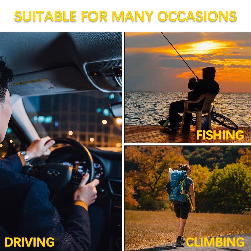 Night Vision Glasses Fit Over Driving Glasses [SHEEN KELLY] Glasses, Wrap-around Sunglasses,