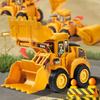 Engenharia Veículo Modelo Imprensa Carro Deslizante Escavadeira Bulldozer Crianças Educacional Construção Veículo Brinquedo Crianças Menino Presente