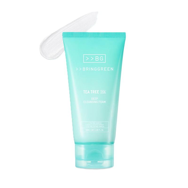 BRING GREEN Tea Tree Cica Deep Cleansing Foam 120ml