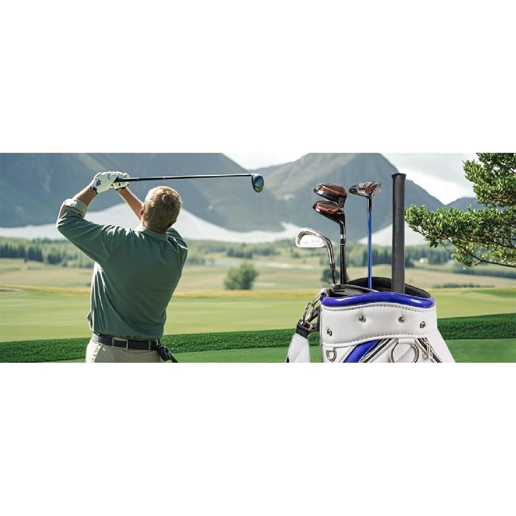 Leather Golf Alignment Stick Cover - Golf Headcover for Alignment Stick - Hold at Least 2 Sticks