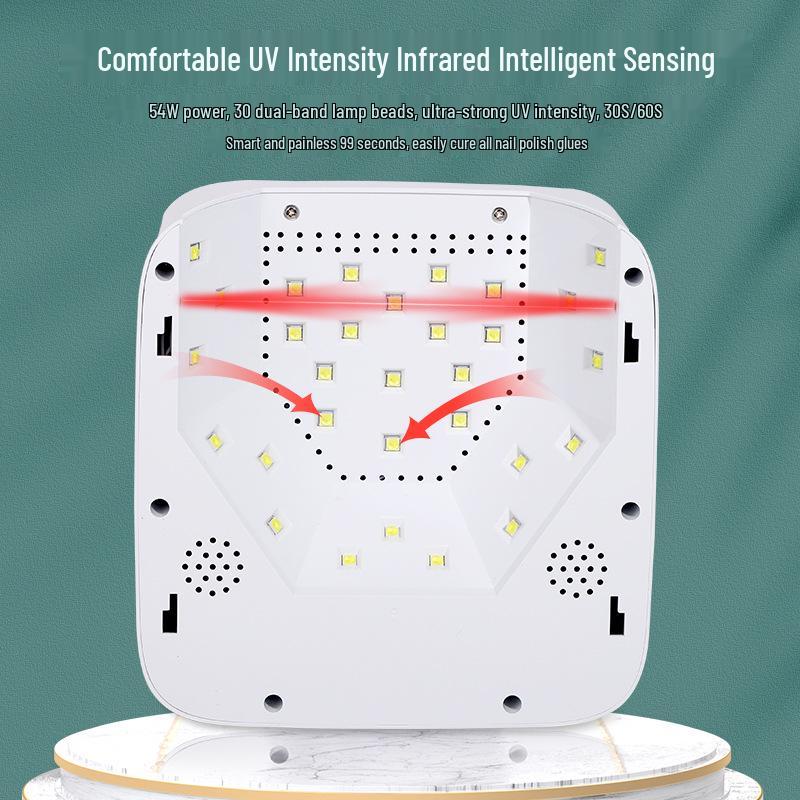Cordless LED Nail Lamp: Fast-Drying, Rechargeable & Portable Nail Dryer for Nail Art Therapy