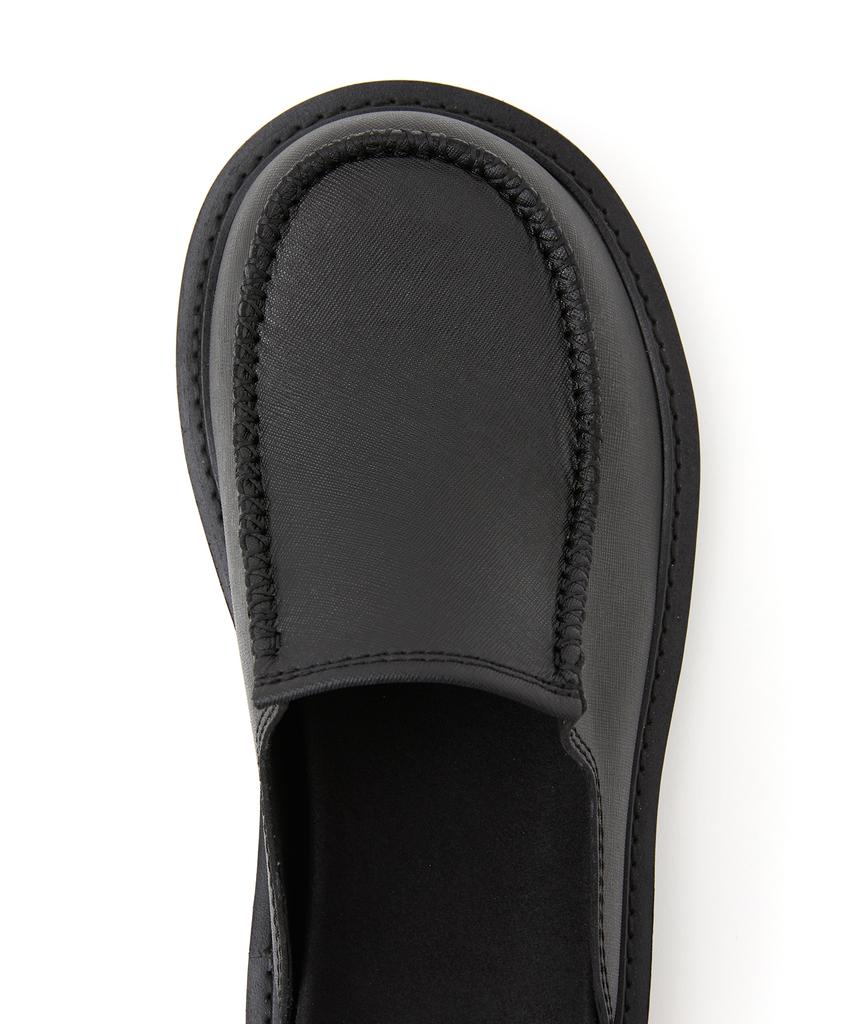 Dnsr Mammoth Saffiano Mule Black