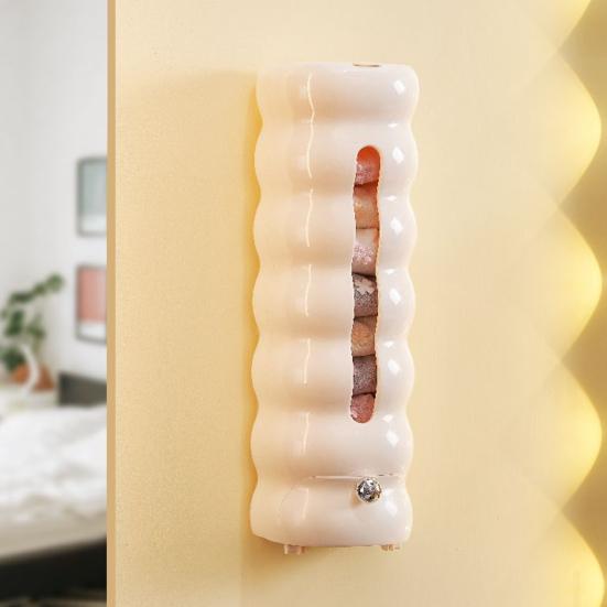 Wall Mounted Storage Box Panties Organizer with Magnetic Lid No-Punch Multifunctional Organizer for Bedroom Underwear Socks Ties Storage