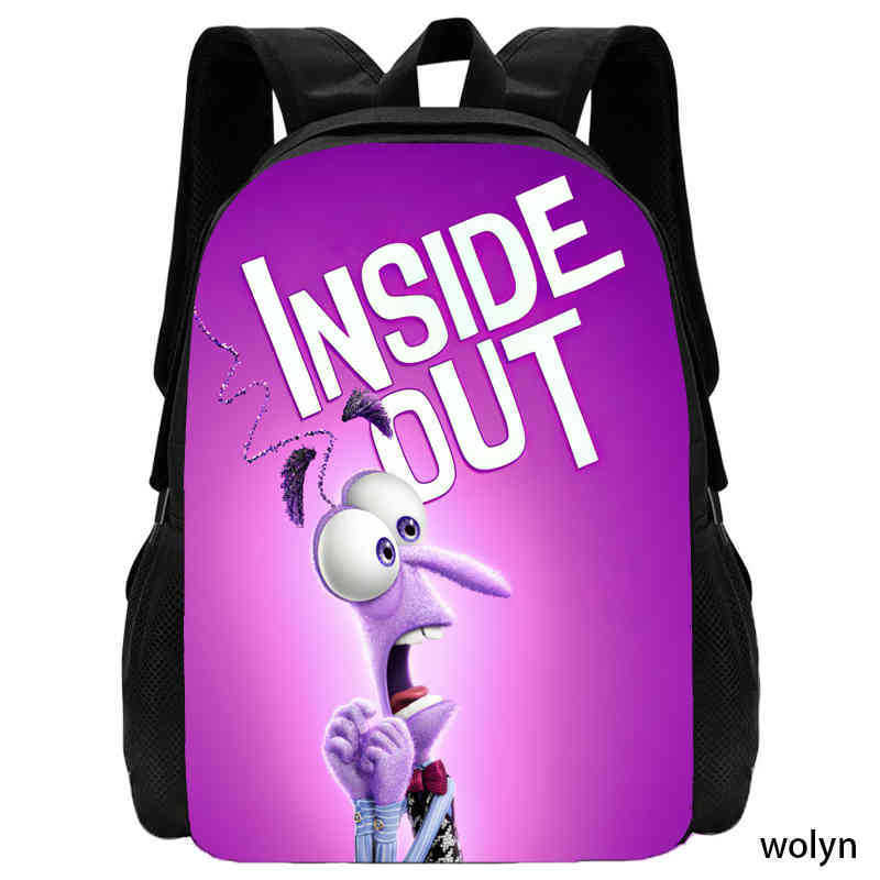 Inside Out 2 Anime Backpack For School And Travel With Storage Compartments