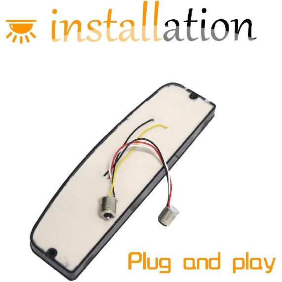 For 1967-1972 Ford Styleside F100/250/350 TRUCK,1967-1974 Ford Econoline E100/200/300,1967-1977 Ford Bronco Rear Tail light Smoked Lens