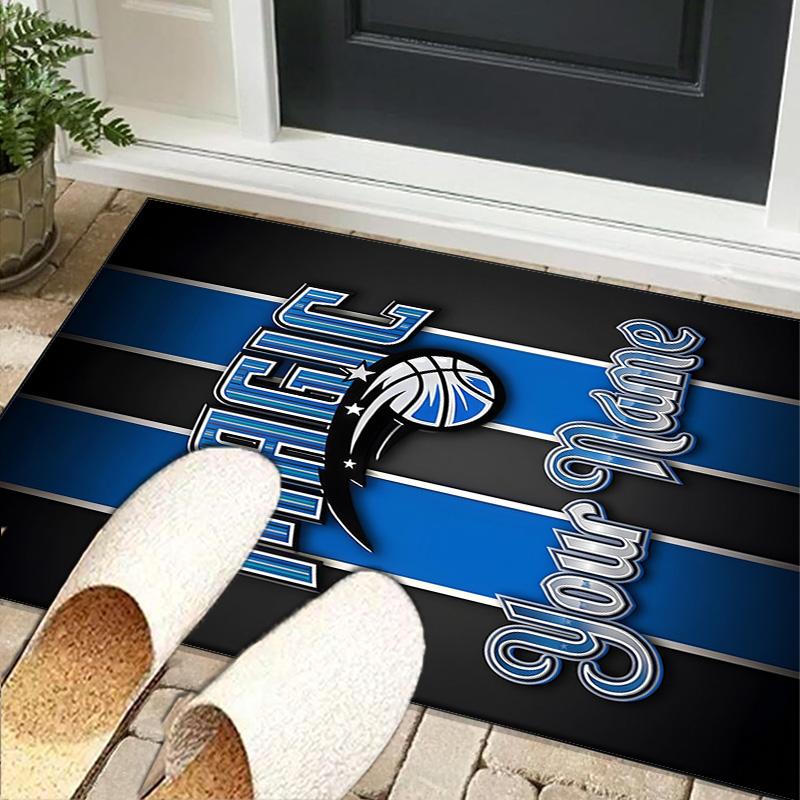 Custom NameOrlando basketball Team Carpet, Indoor Rug, Chair Rug, Living Rooms, Doormat Made From Polyester Home Decor Birthday Christmas Gifts