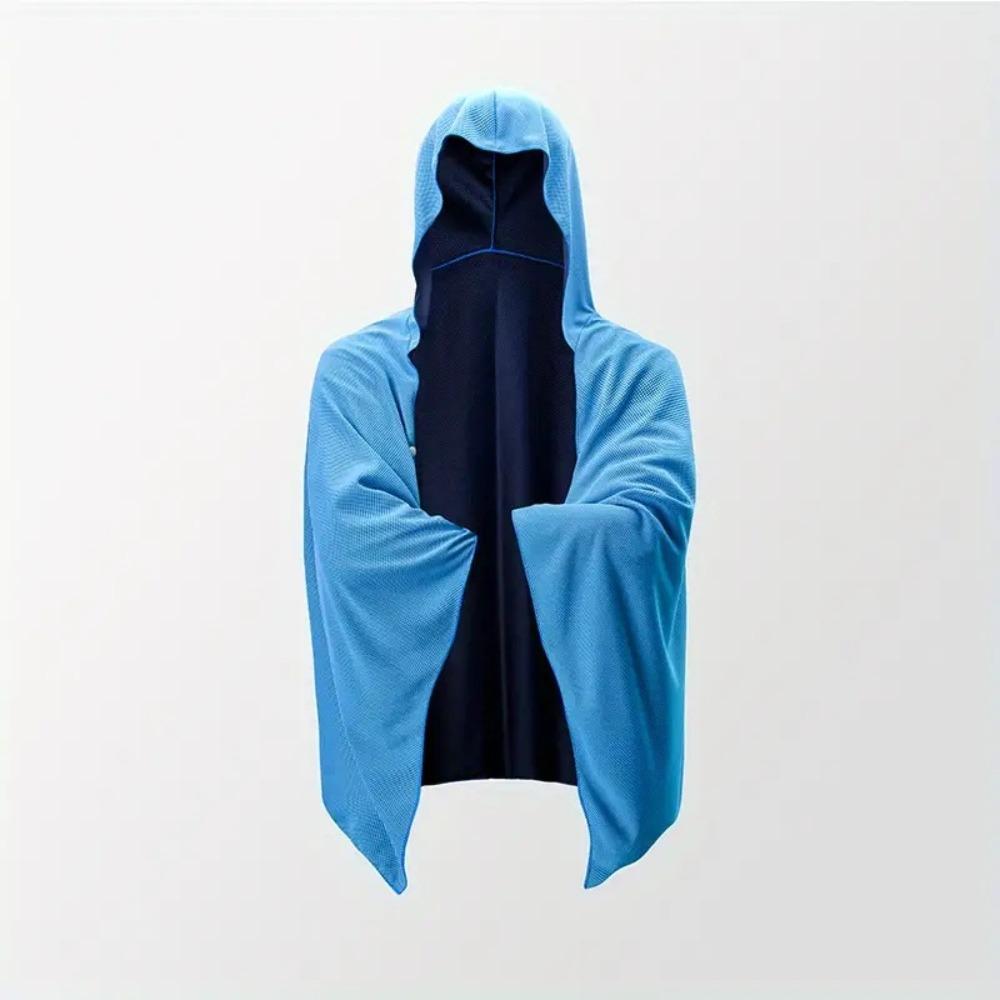 Quick-Drying Quick-Drying Poncho Sun Protection Sunshade Shawl Hooded Cooling Hoodie Towel  Women