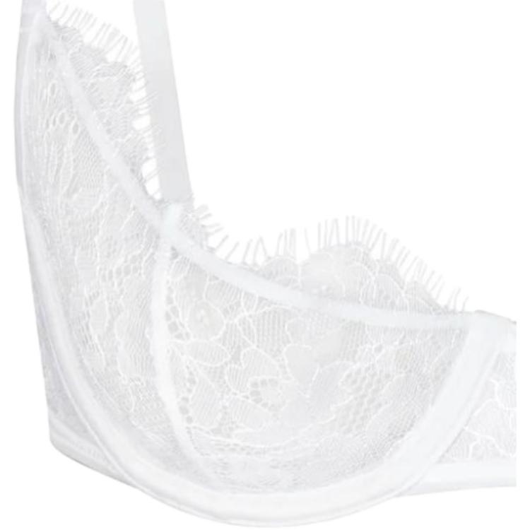 SKIMS Lace Unlined Scoop Bra Women underwear Snow SP-SCP-6269W-SNO
