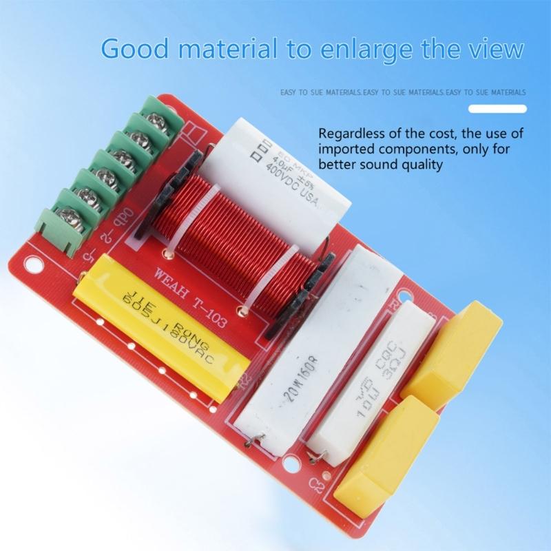 Pure Audio Treble Speakers Crossover 100w Stage Modified Treble Crossover Filter Frequency Divider Diy